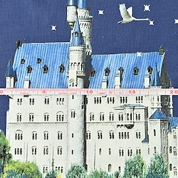 Aurora Night Sky And Lakeside Castle 2 - Sheeting
